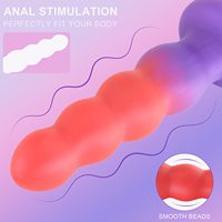 6,3'' Medizinisches Silikon Analplug Dildo mit Realistischem Gefühl Starker Saugnapf Freihändiges Spiel 100% Wasserdichter Masturbator