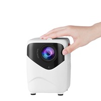 Umiio Mini Projecteur Portable 4K, Lampe LED HD 1080P, Projection Murale pour Salon et Chambre, Batterie US, Commerce Extérieur