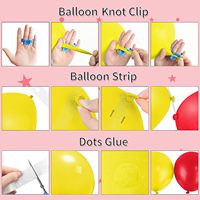 Kit Arche de Ballons Patrouille Canine Dessin Animé – Ballons Globos pour Fête d'Anniversaire Enfants et Baby Shower – Décorations de Fête