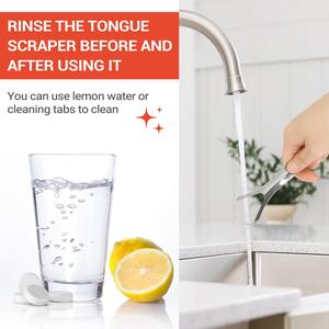 ÉCHANTILLON GRATUIT D'ENTREPRISE Zungenreiniger Gratte Langue Tongschraper Grattoir à Langue Nettoyant Grattoir à Langue - Product Image 4