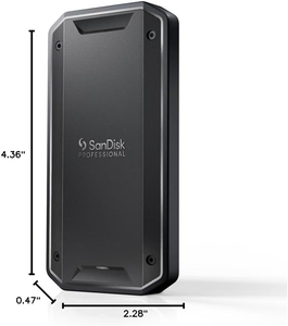 San đĩa chuyên nghiệp <span class=keywords><strong>1TB</strong></span> PRO-G40 <span class=keywords><strong>SSD</strong></span>-lên đến 3000mbs sấm sét 3 (40gbps), USB-C (10gbps) IP68 chống nước bụi - Product Image 6