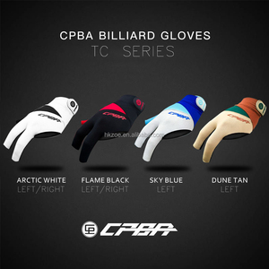 Guantes de Billar CPBA de Alta Calidad para Mano Izquierda XS/S/M/L/XL, Diseño Colorido, Equipo de Billar de Buena Calidad para Deportes - Product Image 3