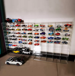 Vitrina acrílica para coches en miniatura, caja <span class=keywords><strong>de</strong></span> colección, ruedas calientes, escaparate Acrílico - Product Image 5