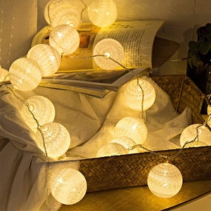 Bán Buôn 10 Bóng Đèn <span class=keywords><strong>LED</strong></span> Cổ Tích Chuỗi Đèn Năng Lượng Mặt Trời Ngoài Trời Cây Giáng Sinh Trang Trí 9.85ftm Kỳ Nghỉ Bông Bóng Chuỗi Đèn - Product Image 2