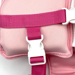 네오프렌 유아 수영 조끼 플로트 수영복 수영장 호수 및 보트용 PFD 부력 조끼 어린이용 서포트 칼라 손잡이 포함 - Product Image 5