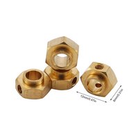 Ensemble de contrepoids en laiton robuste personnalisé en usine pour portail boîtier d'essieu moteur support de pare-chocs 1/10 RC Cwawler acier inoxydable