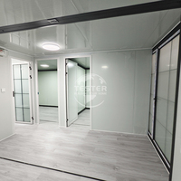 Maison préfabriquée modulaire de luxe de haute qualité, extensible, en conteneur de 20, 30 ou 40 pieds, pour appartement, atelier ou chambre.