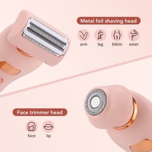 Depiladora Eléctrica 2 en 1 para Mujer, Maquinilla de Afeitar Corporal, Depiladora Facial, Bigote, Piernas, Axilas, Bikini - Product Image 6