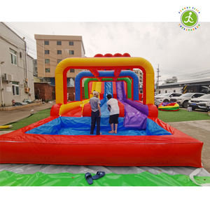 Toboganes de agua ropic fiesta <span class=keywords><strong>Breeze</strong></span> para niños y adultos, tobogán acuático inflable de grado comercial, 18 pies - Product Image 4