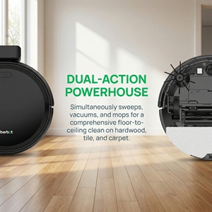 Robot Aspirador con Mopa Húmeda Liberbot, Mapeo Inteligente, Aplicación WiFi, Motor sin Escobillas, Filtro Doméstico para Aspiradora de Líquidos y Sólidos - Product Image 3