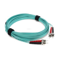 Cordon de brassage de fibre optique 3M, 2 fibres, multimode, duplex, OM1 OM2 OM3 OM4, ST-ST, PVC, CE ROHS, vente en gros usine