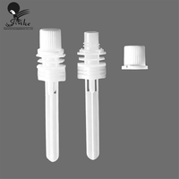 Capuchon de bec verseur en plastique coloré personnalisé de 8,6 mm avec tube long pour sachets d'emballage alimentaire (gelée, pouding, crème glacée)