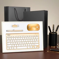 Nouveaux gadgets, coffret cadeau d'entreprise haut de gamme, clavier sans fil pratique, souris, clé USB, stylo pour le bureau
