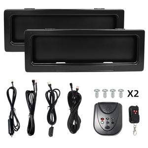 แผ่นปิดป้ายทะเบียน<span class=keywords><strong>รถ</strong></span>ยนต์แบบม้วนเก็บได้มาตรฐานออสเตรเลีย พร้อมรีโมทคอนโทรล ป้องกันการโจรกรรม - Product Image 1