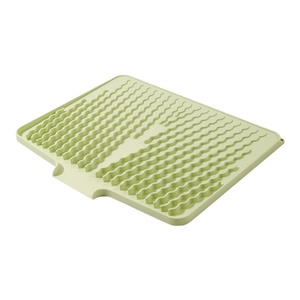 Household Silicone Dish Mat Insulated Water Draining Kitchen <b>Desk</b> Pad Heat Resistant Kitchen Accessory - Product Image 4