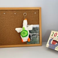 Mini peluche canard en peluche jouets porte-clés avec écrevisses tortues sac d'abeille pendentif à breloques anti-Stress jouets en peluche