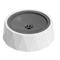 Nouveau Bestseller Gamelle d'eau universelle automatique rétractable pour chat et chien, style diamant carré, bicolore, garde la fourrure sèche, prévient l'humidification