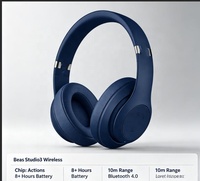 Headphone Nirkabel Beas Studios3 Solusi Bluetrum Bluetooth 4.0 Overhead Stereo Bilateral ANC Peredam Kebisingan Headset Musik