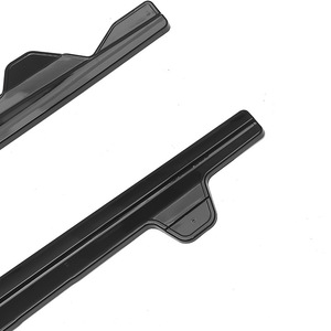 สเกิร์ตข้างสำหรับ BMW E90 ซีรีส์ 3 ปี 2005-2011 สีดำเงา วัสดุ PP ผิวขัดเงา ติดตั้งแบบไม่ทำลายโครงสร้าง - Product Image 5