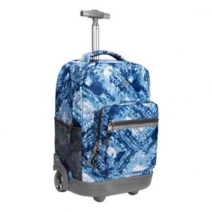 BSCI 17-4inch Personalized New Style Multipurpose Waterproof Travel <b>Backpack</b> with Rolling <b>Wheel</b> for Laptops - Product Image 1