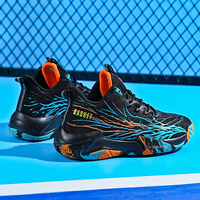 Chaussures de basketball montantes pour hommes grandes tailles, baskets athlétiques respirantes et amortissantes pour l'entraînement et les sports de plein air, pour pieds larges