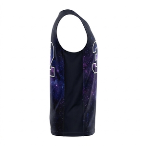 Camisetas de Baloncesto con Impresión Digital Directa de Fábrica, 100% Poliéster, Secado Rápido, Ligeras, Transpirables, Colores y Diseños Personalizados para Equipos - Product Image 4