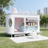 Conteneur en acier Pop de 10 pieds, bar, café, supermarché modulaire, villa, appartement, hôtel, cour, bureau, bâtiment