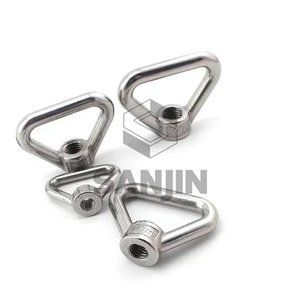 Écrous de levage triangulaires en acier inoxydable 304, zingués, antirouille, galvanisés, filetage trapézoïdal, <span class=keywords><strong>M8</strong></span> M10 M12 M14 M16 - Product Image 2