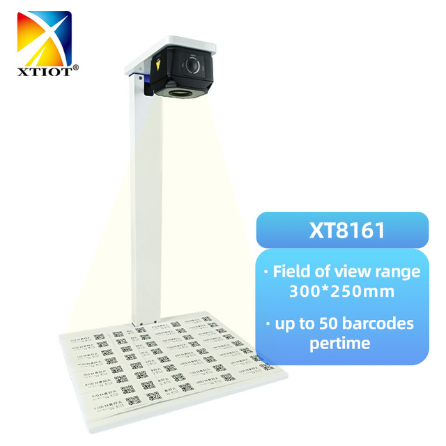 XT8161HD Desktop Vision Scan Data Matrix Code Gs1 Batch Barcode Scanner
