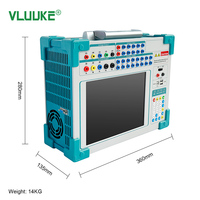 VLUUKE VK802 Three Phase Relay Protection Tester High Accuracy 0.2 IP67 Protection Aluminum Alloy Industrial Control Instrument