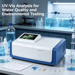 เครื่องสเปกโตรโฟโตมิเตอร์ UV-Vis หน้าจอสัมผัส ความแม่นยำสูง เครื่องทดสอบในห้องปฏิบัติการ รับประกัน 1 ปี สำหรับการวิเคราะห์ทางวิทยาศาสตร์ - Product Image 4