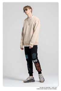 Sweatshirts décontractés pour femmes Vente en gros Hiver lourd Pull Over Crewneck Womens Custom Oversize Plain Cotton Without Hood Sweatshirts - Product Image 6