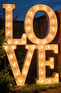 Lettere Luminose LED Personalizzate Giganti con Telecomando per Matrimoni, Feste, Eventi, Pubblicità e Decorazioni - Product Image 3