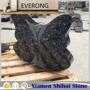 Prix du <span class=keywords><strong>monument</strong></span> de pierre tombale en granit papillon bleu pour le Royaume-Uni - Product Image 3