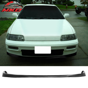 เหมาะสำหรับ Honda CRX Coupe 88-91 สไตล์ JDM สปอยเลอร์กันชนหน้าแบบไม่ทำสี วัสดุ PU อะไหล่รถยนต์ อุปกรณ์ตกแต่งรถยนต์ - Product Image 1
