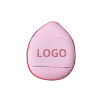 JLY Mini Houpette Mignonne pour Doigt, Double Usage (Sèche et Humide), pour Correcteur et Fond de Teint, en Forme de Goutte d'Eau, Portable, Compacte, Houpette Pouce