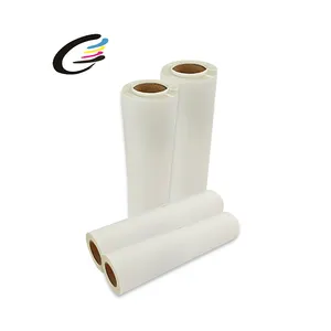 Fcolor Factory Sales For Continuous Cold Peel DTF Printable Film 60cm X 100m Roll Dual Layer Coating