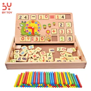 2023 Popular Hot Sale Teaching Multi-Function Digital Computing Box Educational Wooden Math Toys learning box For Kids