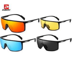 DUBERY OFFICIAL Vente en gros Lunettes de soleil coupe-vent surdimensionnées tendance 2026 Lunettes de soleil de sport pour hommes <span class=keywords><strong>D606</strong></span> - Product Image 1