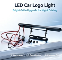 Lumière de logo LED pour calandre Chevrolet, éclairage de badge lumineux pour calandre avant, décoration modifiée pour Aveo Cruze Malibu Orlando