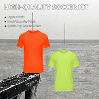 Maillot de football pour homme, uniforme d'entraînement, short à séchage rapide, 100% polyester, imprimé par transfert thermique, vêtements de sport, tailles S-4XL, livraison gratuite