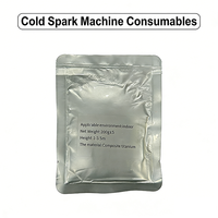 Machine à étincelles froides en poudre de titane MINGLANG, contrôlée par DMX512, 110W, effets spéciaux, consommables pour étincelles, utilisation intérieure/extérieure, scène