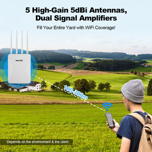 Mosslink Wifi 6 ngoài trời điểm truy cập 300M tầm xa Wifi phủ sóng 3000Mbps năng lượng mặt trời không dây AP cho Wifi Hotspot bán hàng và thanh toán - Product Image 3