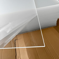 Vente en gros de feuilles de plastique transparentes PS pour plexiglas 3-8mm PMMA, traitement de découpe, affichage au détail, signalisation à faible coût