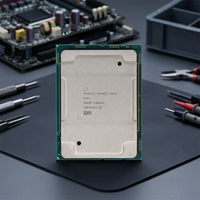 Processeur serveur Xeon Gold 6244 3,6 GHz, socket LGA2011-3, 22 cœurs, cache L3 30 Mo, 140 W, 14 nm, emballage en plateau, stock d'occasion