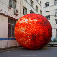 Balón inflable para publicidad, globo hinchable, planeta Mars, para fiesta de música o decoración de club nocturno