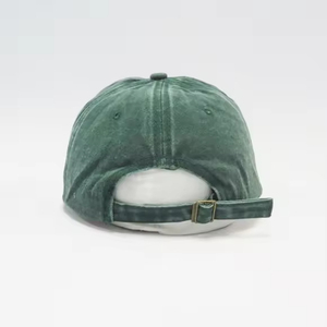 Custom Washed Vintage Baseball Cap Wholesale American Style 6 Panel Distressed Cotton <b>Hat</b> Rubber <b>Print</b> Embroidery - Product Image 3