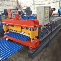 Tuile de toiture de tole ondule en acier de couleur de double couche de haute qualité faisant le petit pain formant la machine