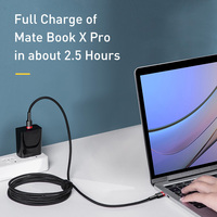 BASEUS-Câble USB Type-C de type C PD, chargeur rapide, USB-C 5A, 2m, pour Macbook, Samsung, Xiaomi POCO, 100W