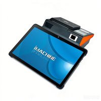 Système de point de vente en libre-service IMachine P3T 10,1 pouces Android, processeur 8 cœurs, écran tactile capacitif, Bluetooth 5.0/WiFi 5, résolution 1280x800